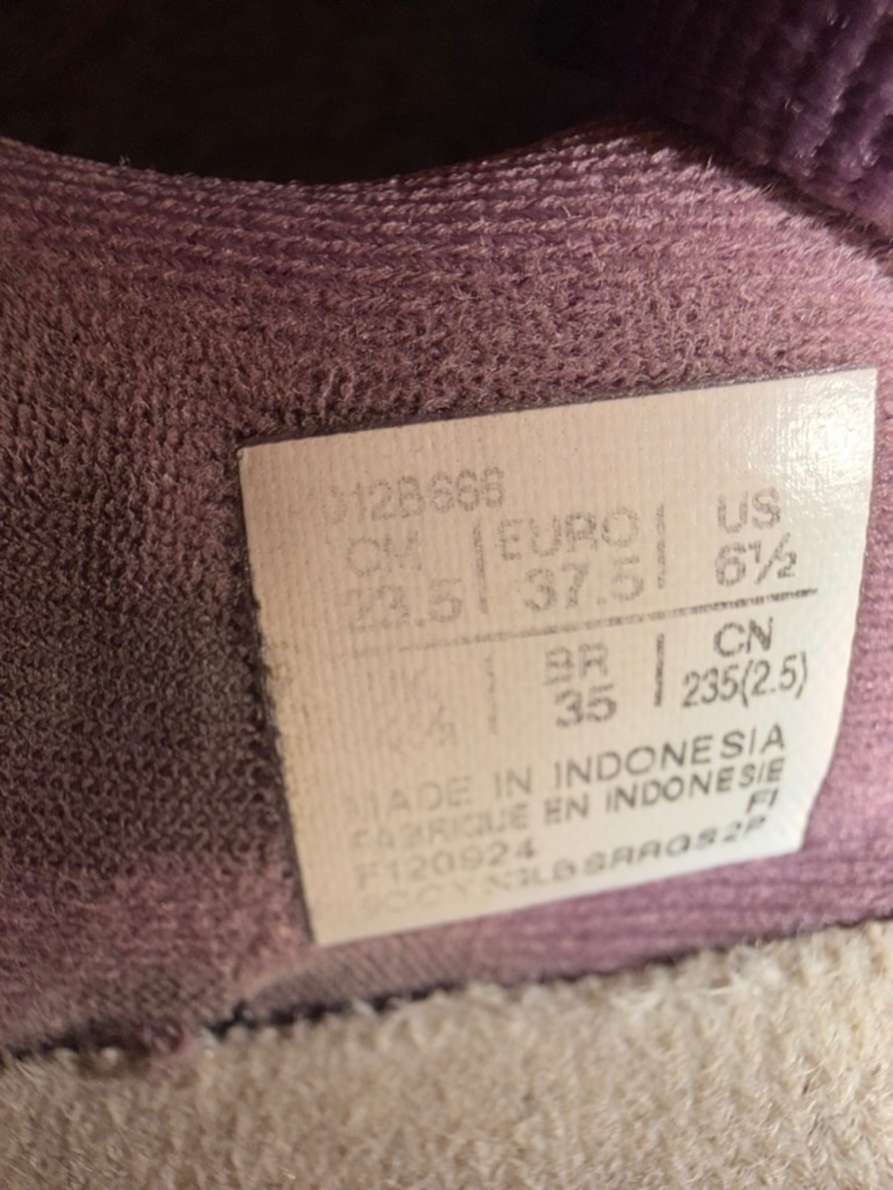 ASICS GT-2000 13 Womens Size 6.5 Dusty Mauve Purple Running Shoes 1012B666 - Picture 8 of 8